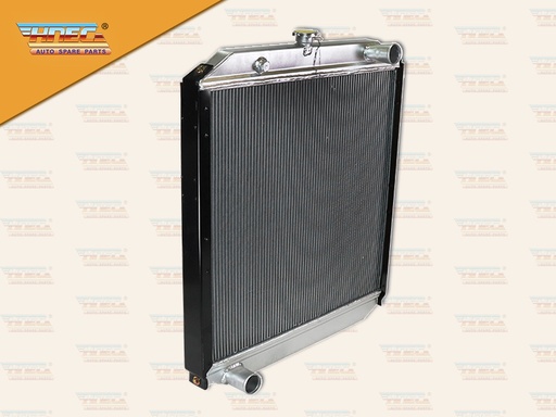 [0310-0154] หม้อน้ำ HN JO8E FG8J VICTOR NEO หัวเตี้ย มิเนียม ฝาหม้อน้ำอยู่กลาง ท่อน้ำ บน R ล่าง L มีขา HNEC 