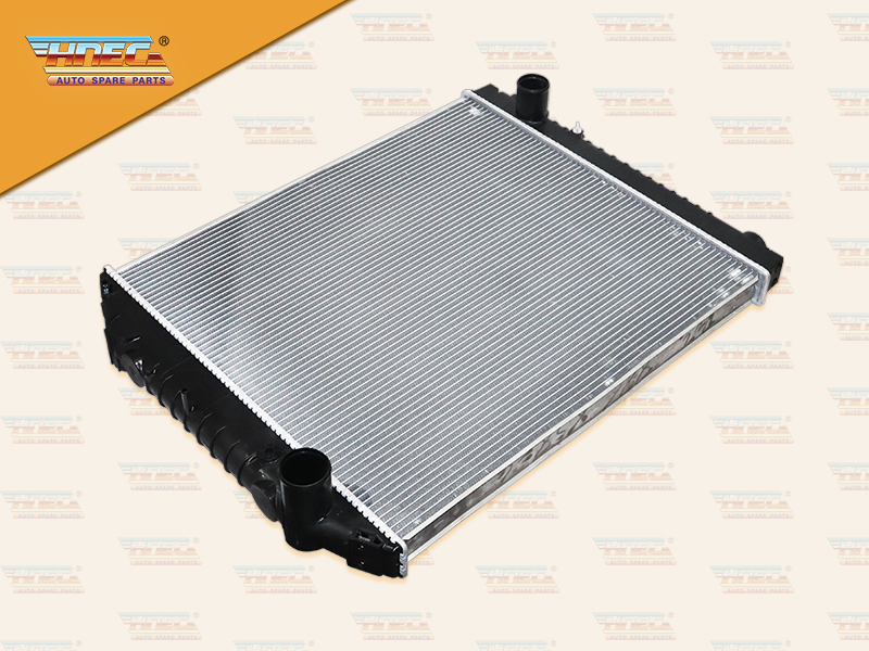 หม้อน้ำ HN MEGA500 AO9C FM1A มิเนียม รุ่นไม่มีฝา ท่อน้ำบน L ล่าง R 