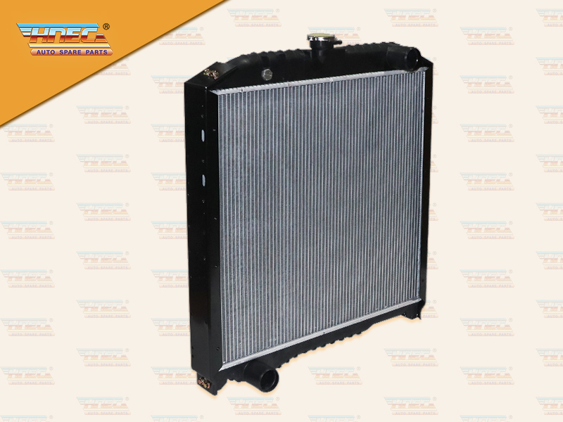 หม้อน้ำ HN JO5E FC9J 155 175แรง มิเนียม ฝาหม้อน้ำอยู่กลาง ท่อน้ำ บน R ล่าง L