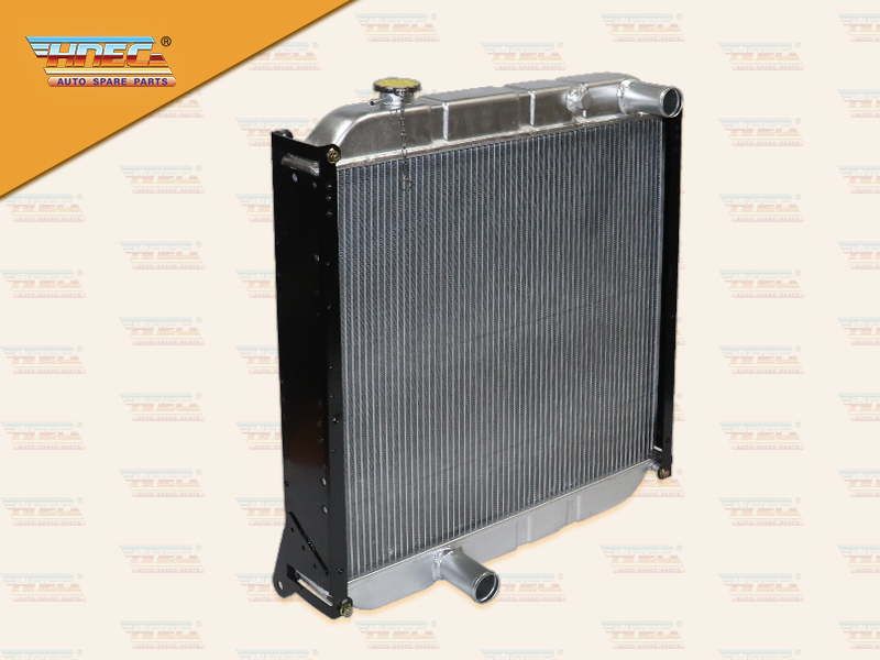 หม้อน้ำ MS 6D16 มิเนียม ฝาหม้อน้ำข้างซ้าย ท่อน้ำบน R ล่าง L มีขา HNEC