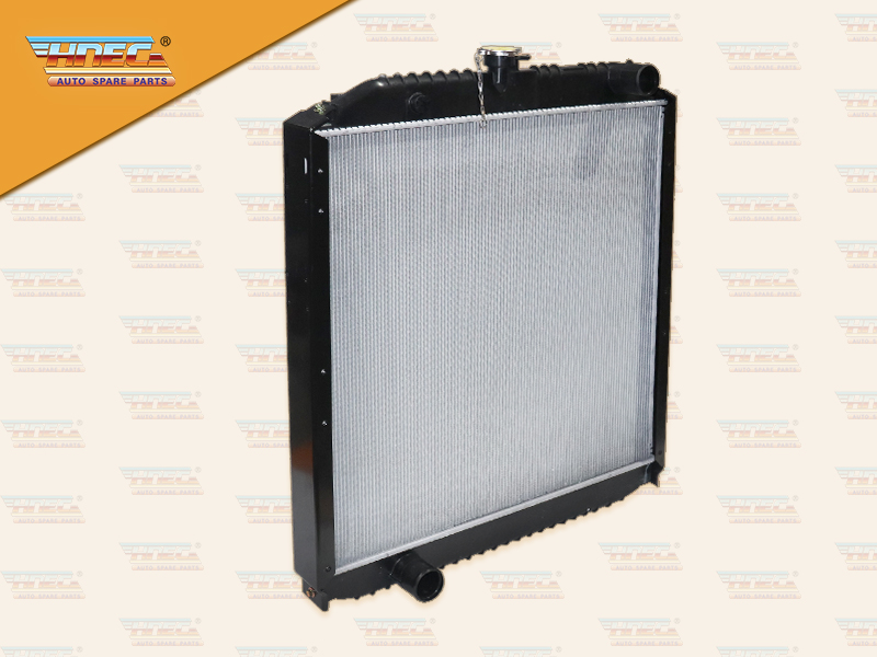 หม้อน้ำ HN JO8E FG8J VICTOR NEO หัวเตี้ย มิเนียม ฝาหม้อน้ำอยู่กลาง ท่อบน R ล่าง L