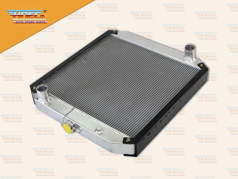 หม้อน้ำ HN JO5E FC9J 155 175แรง มิเนียม ฝาหม้อน้ำอยู่กลาง ท่อน้ำบน R ล่าง L มีขา HNEC 16090-6060