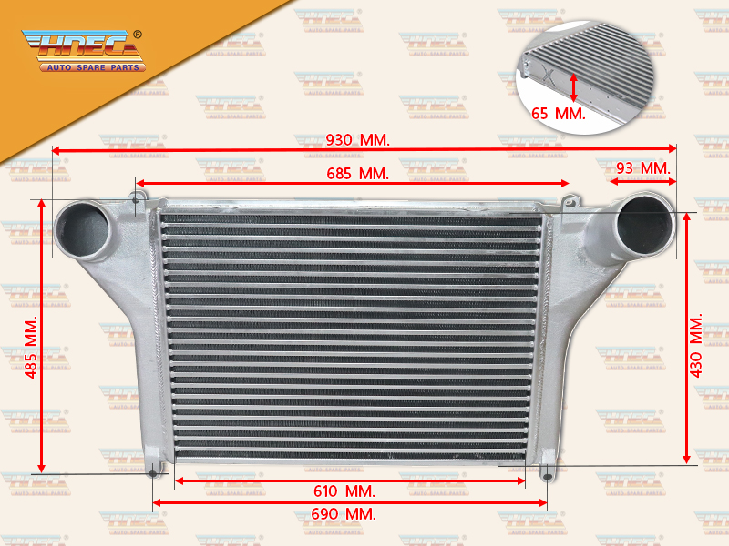 อินเตอร์คลูเลอร์ HN VICTOR NEO AO9C FL1A FM1A 344แรง หัวสูง HNEC
