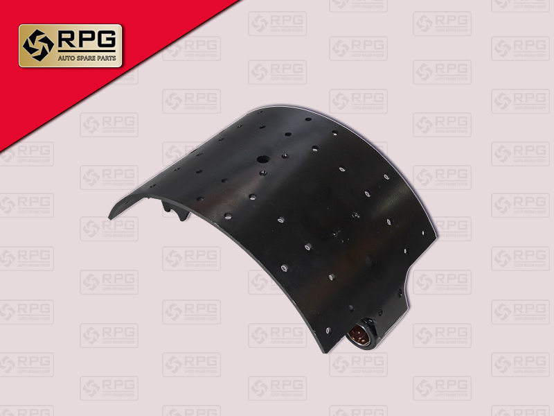 ก้ามเบรคหลังตัวล่าง HN VICTOR ขอบตรง 9" 32รู เหล็กเหนียว NO.ผ้า RPG X4602-EV072