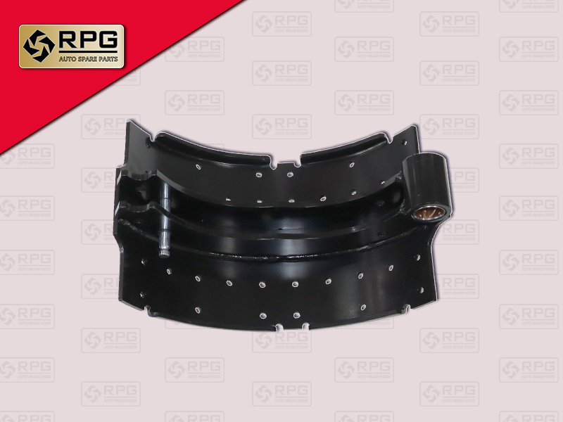 ก้ามเบรคหลังตัวบน HN VICTOR ขอบพับ 9" 32รูเหล็กเหนียว NO.ผ้า RPG X4603-EV072