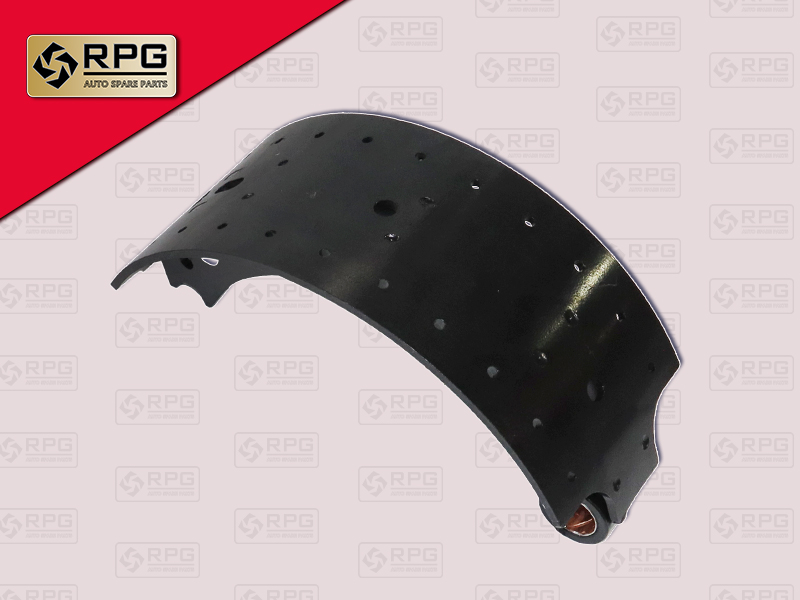 ก้ามเบรคหน้า ตัวล่าง HN VICTOR ขอบตรง 6" เหล็กเหนียว NO.ผ้า 20รู RPG