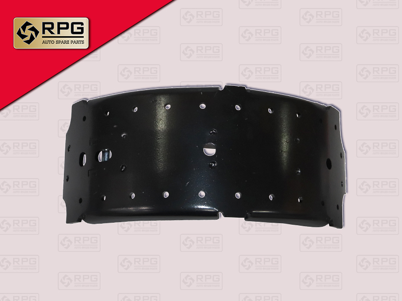 ก้ามเบรคหน้า ตัวบน HN VICTOR ขอบพับ 6"  เหล็กเหนียว NO.ผ้า 20รู RPG