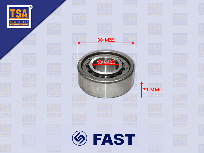 ลูกปืนราวข้างตับหลัง FAST 6DS100TA NJ2308E-C9YA6 90*40*33MM