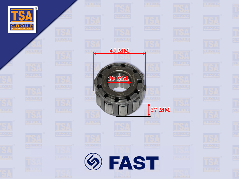 ลูกปืนในรูปลายเกียร์ FAST 6DS100TA RN2304X2-YA 45*20*27MM