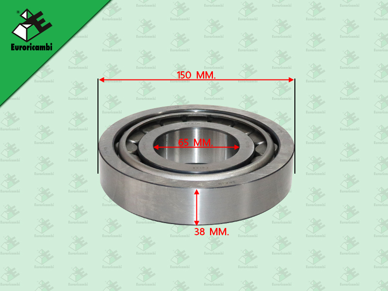 ลูกปืนราวบนตับหลัง SCANIA GR875-875R GR905-905R F15119 150*65*38MM