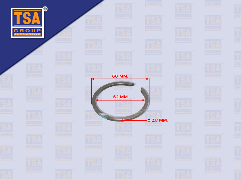 ปริ้นปลายราวบน HINO MEGA VICTOR 344 AO9C M009 60*52*2.6MM TSA
