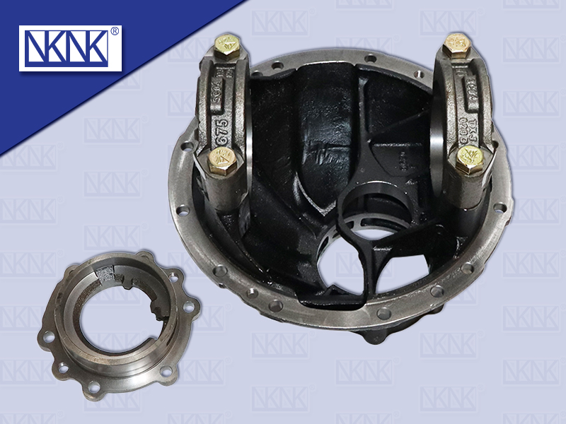 เสื้อเฟืองท้าย FS กลาง MS CANTER 135แรง เสื้อเรียบ น๊อตสั้น  +ฝาครอบซีลลูกปืน NKN