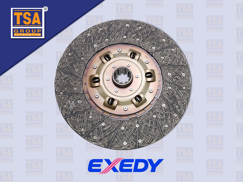 แผ่นคลัช HN MEGA 17" 10ร่อง ปลายใหญ่ ไม่ทองแดง รู 50MM 430*250MM HND009N EXEDY