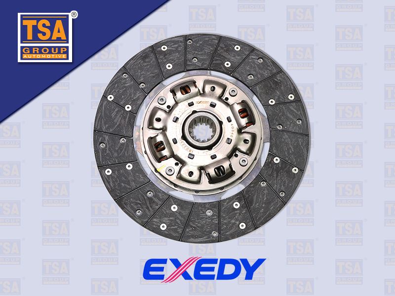 แผ่นคลัช IS NLR 130 12" 14ร่อง EURO ไม่ทองแดง รู 35MM 300*190 MM IS223U EXEDY