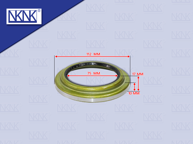 ซีลล้อหน้า IS SBR FRR 112*75*10*17MM NKN