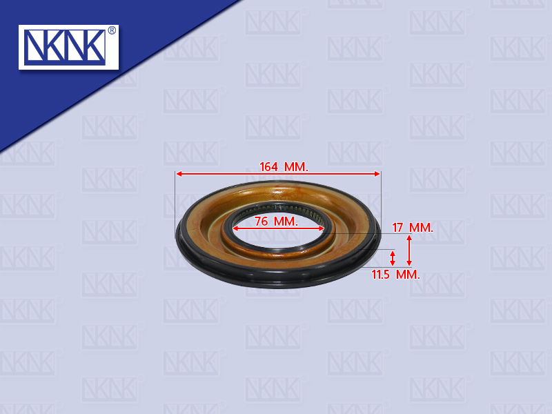 ซีลล้อหลังนอก HN MEGA500 ZM 164*76*11.5*17MM NKN