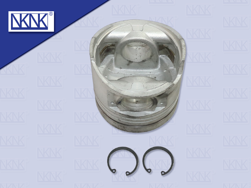 ลูกสูบ MS 6D16 ธรรมดา ฝาดำ ลักยิ้ม