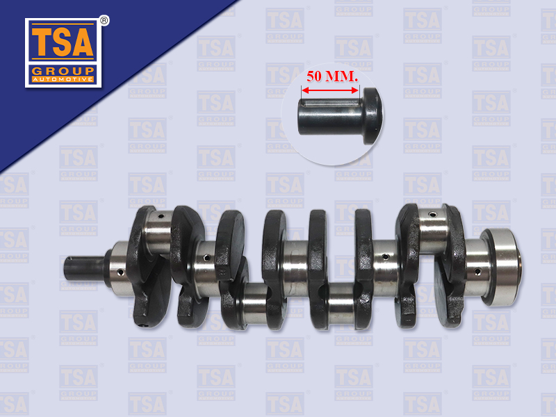 ข้อเหวี่ยง IS D-MAX 4JJ1 ร่องลิ่ม 50MM ตับเป็ดคู่ น๊อต หน้า1 หลัง 8 ตัว อก 70 ก้าน 53 MM TSA