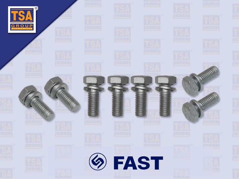 น๊อตยึดแผ่นปิดฝาเกียร์ FAST 9JS200T 9JS119T-B 12JS200TA 6DS100TA 1ชุด=8ตัว