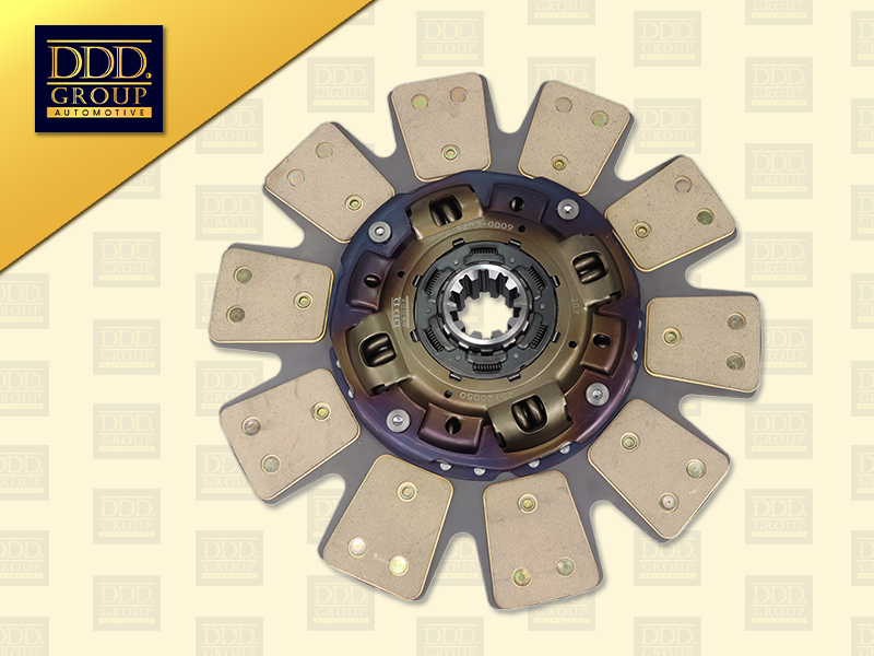 แผ่นคลัช IS DECA360  17"10ร่อง EURO3 ทองแดง 10 แฉก ก้อนทองแดงใหญ่ รู 50.8MM 430*250*10*50.8 DDD