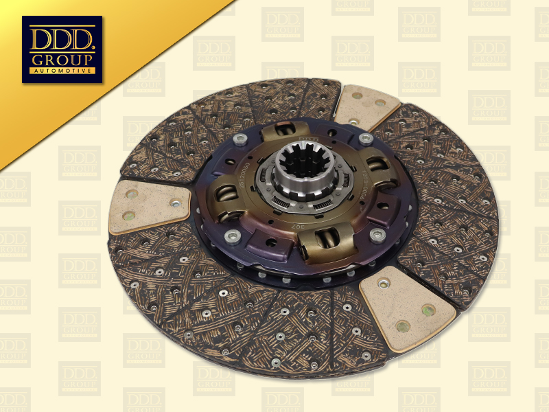 แผ่นคลัช HN 17" 10 ร่อง EURO3 ก้อนทองแดงใหญ่ ปลายใหญ่ รู50.8 MM 430*250*10*50.8 คอสูง 77MM DDD