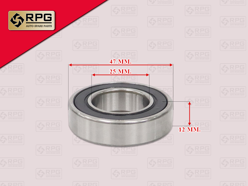 ลูกปืนในรูมู่เล่ย์ 6005 47*25*12MM RPG