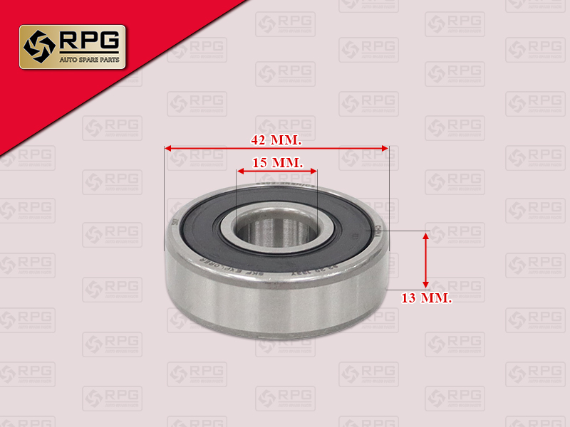 ลูกปืนในรูมู่เล่ย์ 6302 42*15*13MM RPG
