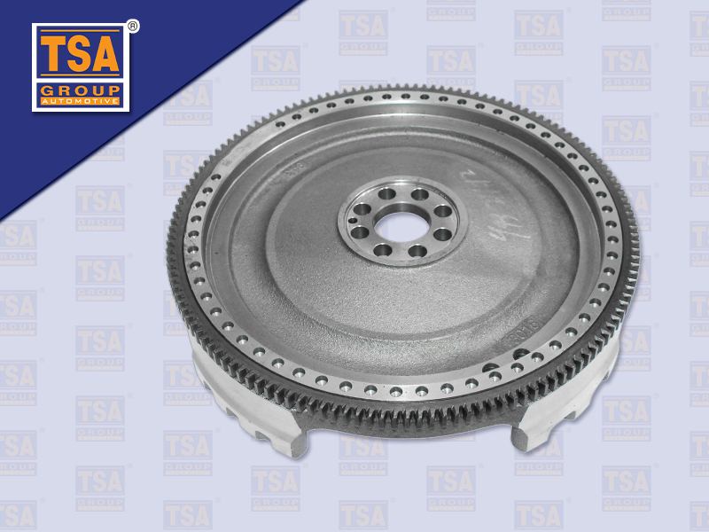 มู่เล่ย์หลัง IS (6HK1 15") คอมมอลเร็ว 140 ฟัน (รูเซ็นเซอร์ 56 รู) 8 รูน๊อต