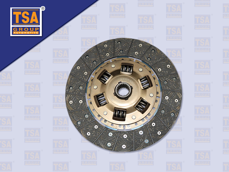 แผ่นคลัช IS 4BE1 11"21 ร่อง ปลายใหญ่(ไม่ทองแดง)TSA