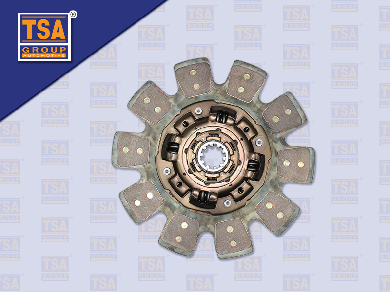 แผ่นคลัช IS DEGA360 17" EURO3 (ทองแดง) (TSA)10 แฉก