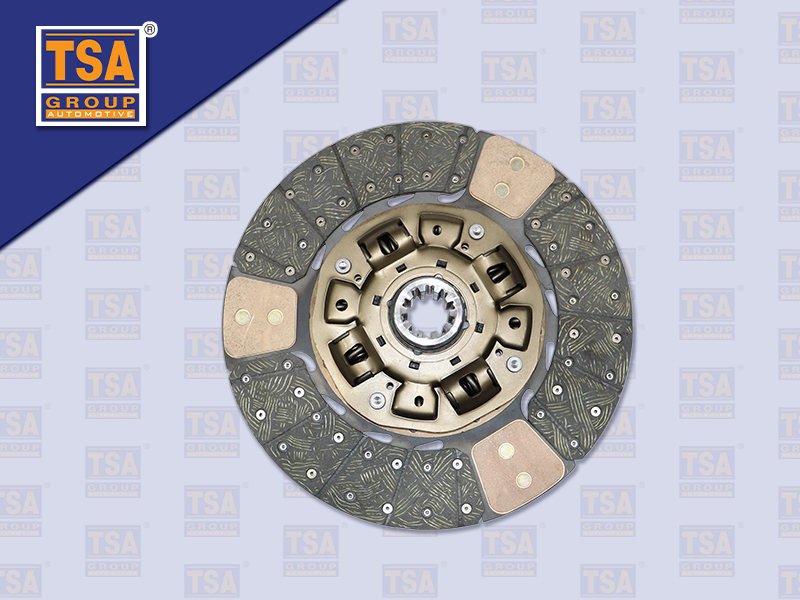 แผ่นคลัช IS 15''10 ร่อง EURO3 (ทองแดง)รู 44.7 มิล(TSA)(380*240)