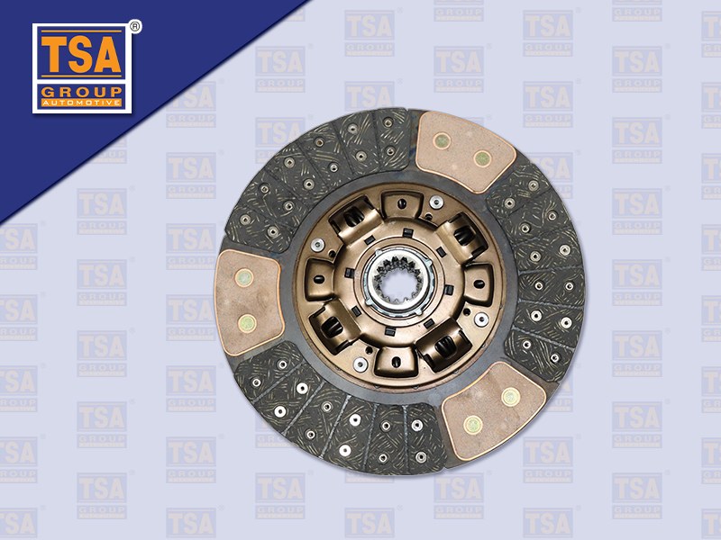 แผ่นคลัช FS 12''14 ร่อง EURO3 (ทองแดง) (TSA) รู 35.2 มิล (300*191 MM)