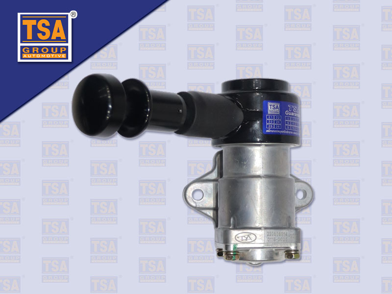 วาว์ลล็อคลมแบบโยก HN (MEGA700/ VICTOR)รูลมออกล่าง 2 รู ข้างขวา (TSA)