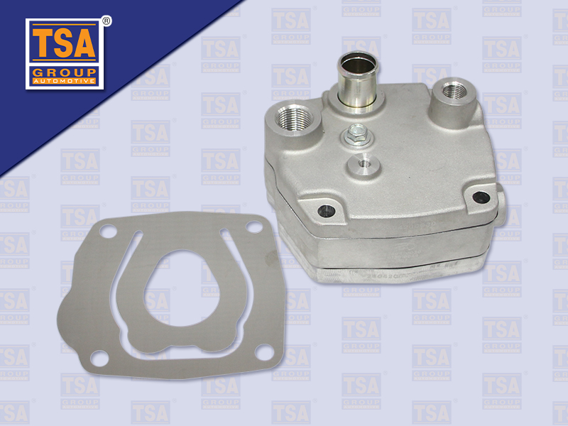 ฝาปั้มลม HN (E13C-T/ AO9C) ครบชุด 3ชั้น ฝาบนบาง รูกว้าง 85 MM. (TSA)