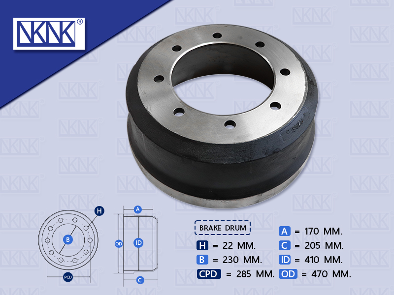 จานเบรคหน้า IS (DEGA360 6") EURO 3 ( 8 น๊อต)