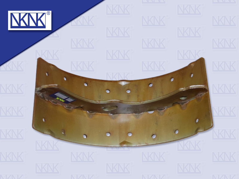 ก้ามเบรคหน้า หลัง IS (NQR 175,NPR 150 5'') เหล็กเหนียว(NO.ผ้า) 16 รู (NKN)