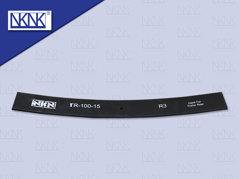 แหนบแผ่นรถพ่วง 4" ตัวที่ 3 ตัวตรง , สั้น