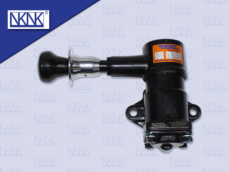 วาว์ลล็อคลมแบบโยก HN(MECA700/ VICTOR)รูลมออกล่าง 2 รู ข้างขวา (HNEC)