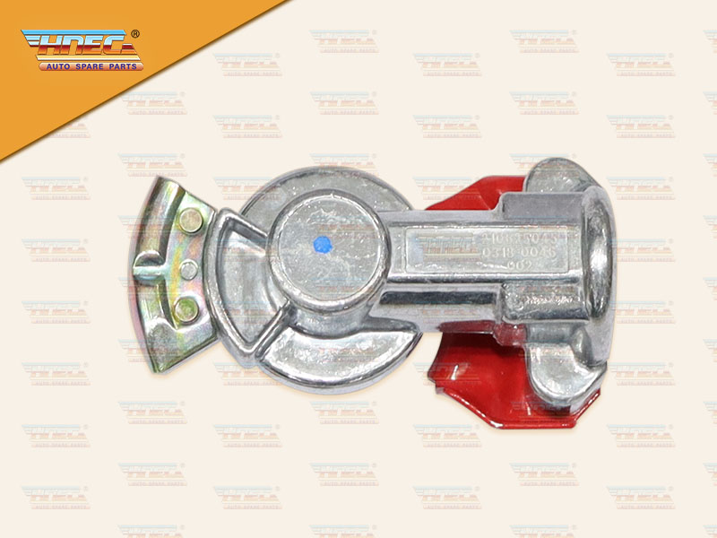 มือเสือรถพ่วง สีแดง