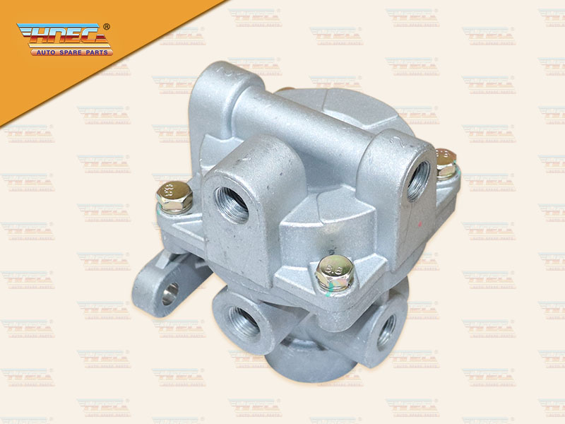 วาล์วจ่ายลมตัวหลัง IS DECA360 (เหลี่ยม/ฝาโหนก)รูลม 6 ทาง ขนาดรูลม บน/ล่าง 15 มิล (HNEC)