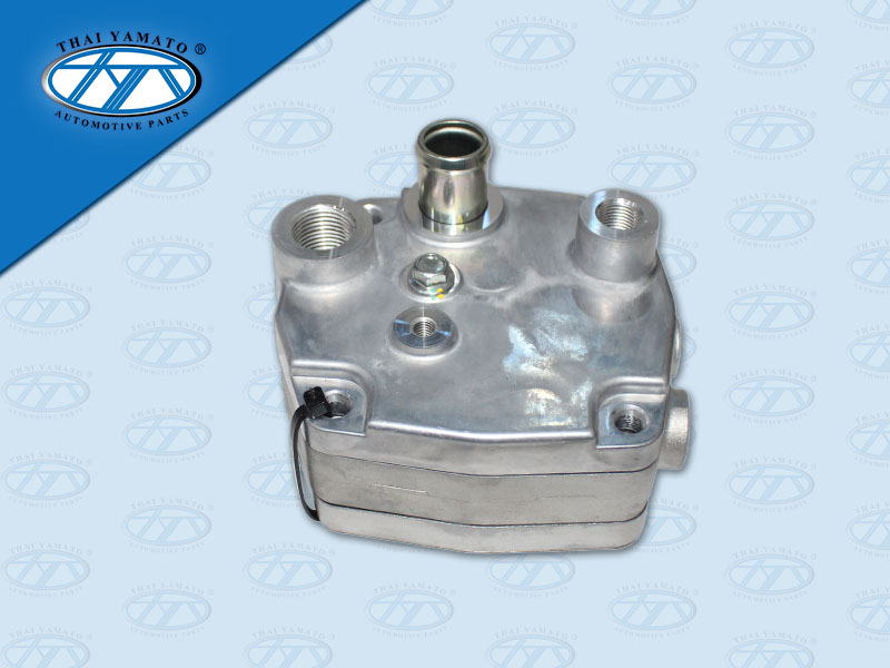 ฝาปั้มลม HN (E13C-T/ AO9C) ครบชุด 3 ชั้น ฝาบนบาง รูกว้าง 85 MM. (YAMATO)