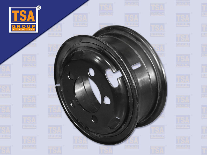 กะทะล้อ 16 5 น๊อต DUTRO รูใหญ่ หน้าเตี้ย