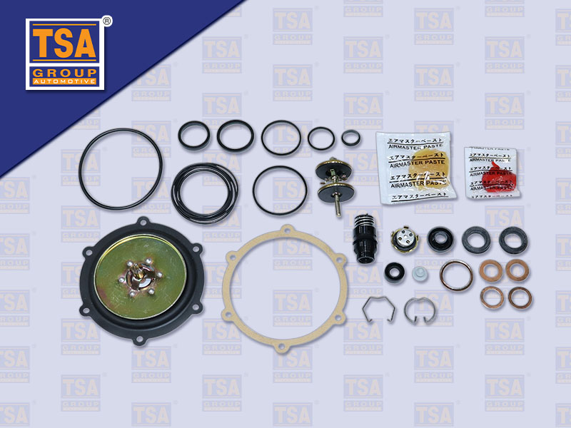 ชุดซ่อมหม้อลม 6 ล้อ 10 ล้อ วาล์วใหญ่ ลูกสูบ 21 MM (TSA)