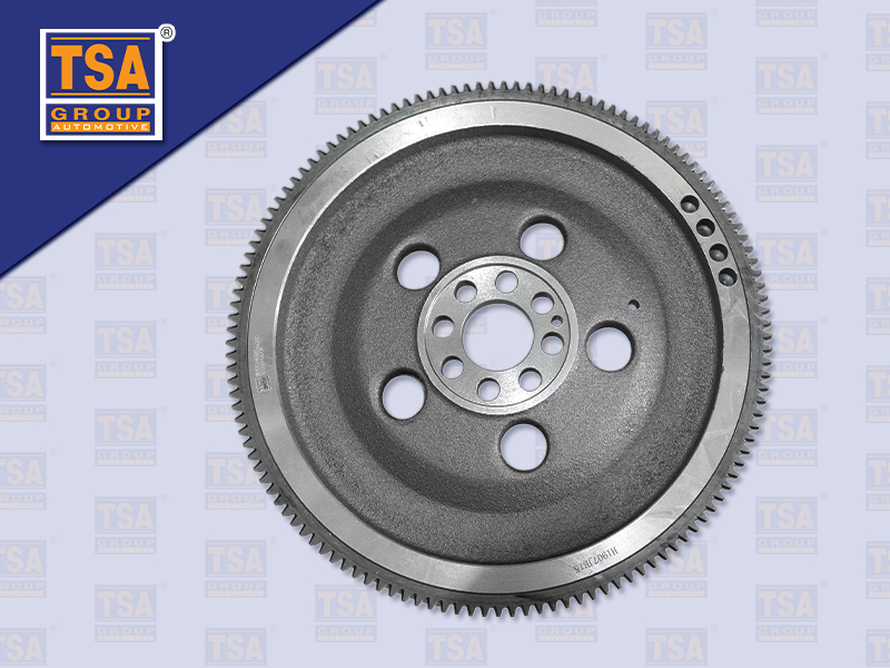 มู่เล่ย์หลัง IS 6HH1 14" เฟืองเตี้ย 129 ฟัน เฟืองสตาร์ทกว้าง 400 MM 8 รูน๊อต