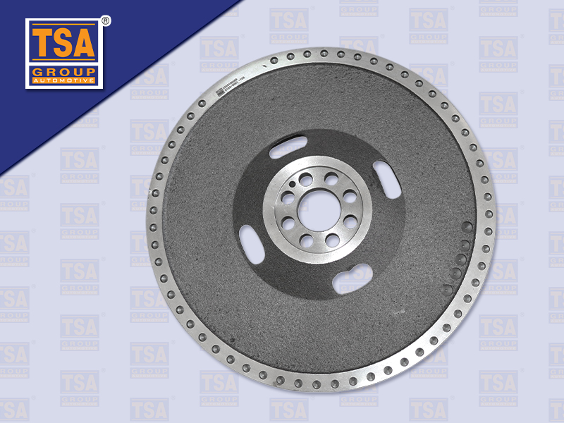 มู่เล่ย์หลัง IS 4HK1 14" 143 ฟัน รูเซ็นเซอร์ 56 รู 8 รูน๊อต