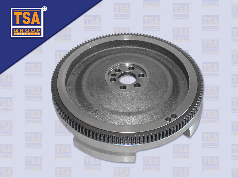 มู่เล่ย์หลัง IS 6BG1 14" เฟืองเตี้ย 129 ฟัน 6 รูน๊อต