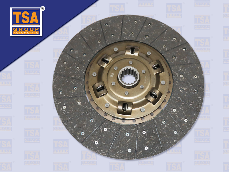 แผ่นคลัช IS 17" 16 ร่อง ไม่ทองแดง (TSA)