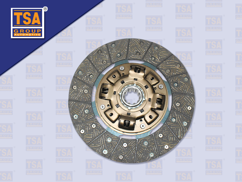 แผ่นคลัช HN 12''10 ร่อง EURO3 ปลายใหญ่ ไม่ทองแดง 300*190MM (TSA)
