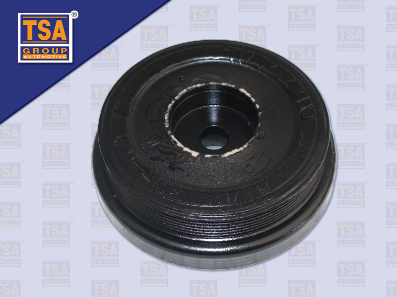 มู่เล่ย์หน้า 4 ล้อ บรรทุก สายพานแบน