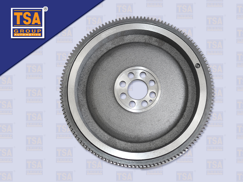 มู่เล่ย์หลัง IS 6HE1 14'' เฟืองเตี้ย 129 ฟัน เฟืองสตาร์ทกว้าง 390 MM 8 รูน๊อต